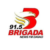 Logo 91.5 Brigada News FM Davao