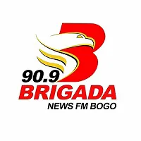 Logo 90.9 Brigada News FM Bogo