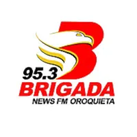 Logo 95.3 Brigada News FM Oroquieta
